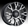 Ultra 123U Scorpion Machined Gloss Black Custom Truck Wheels 4